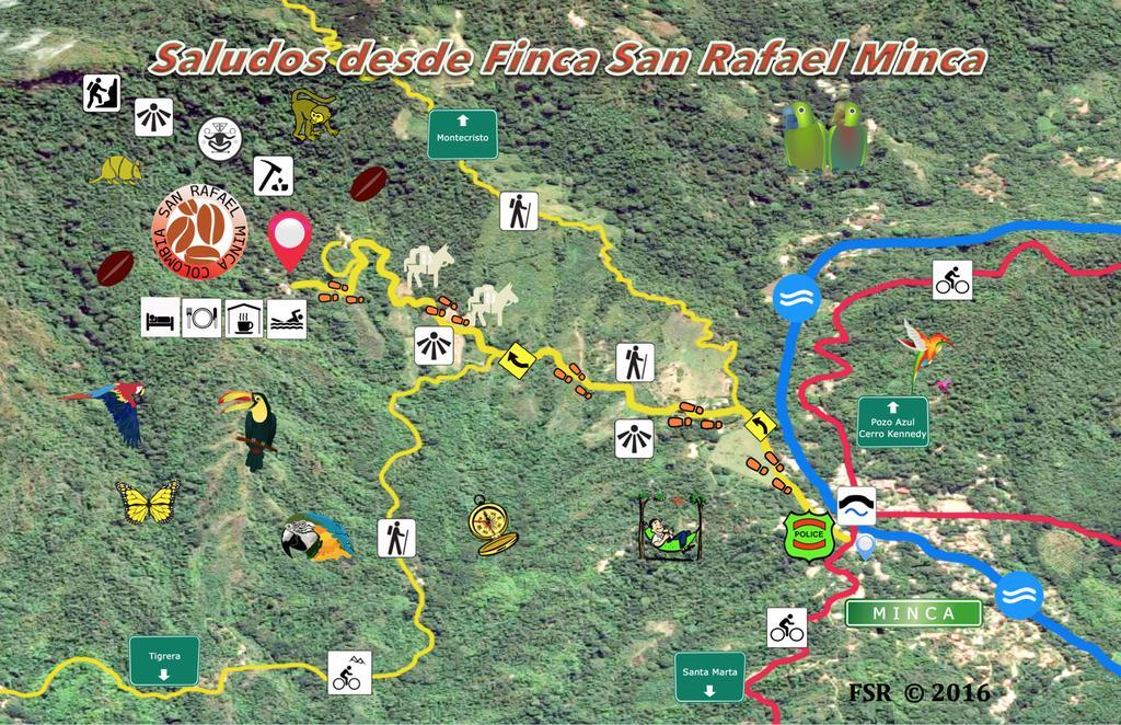 Finca San Rafael - Cafe Y Cacao 米卡 外观 照片